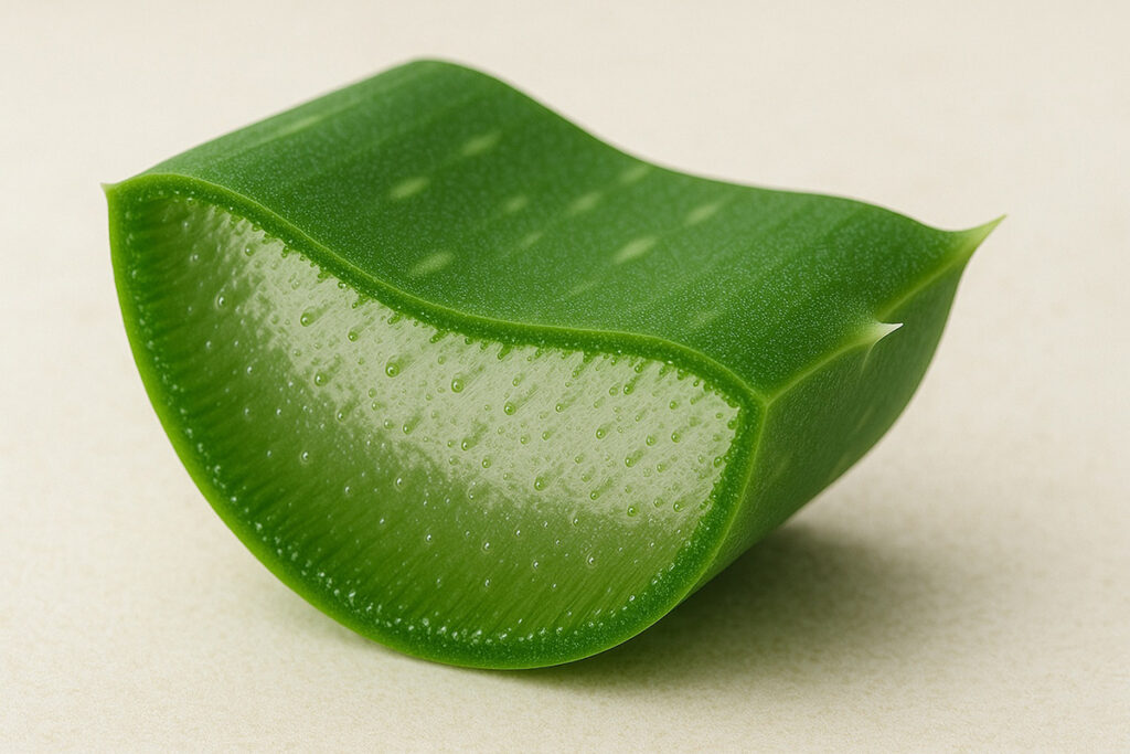 アロエの葉の断面